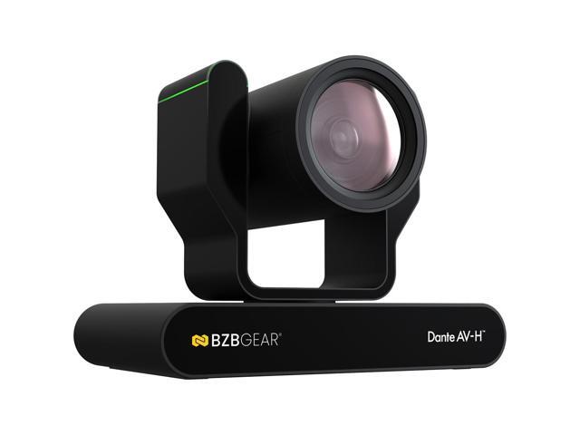 BZBGEAR 25X 4K UHD AUTO TRACKING HDMI 2.0/12G-SDI/USB 2.0/USB 3.0 Dante AV-H Live Streaming PTZ Camera with Tally Lights (Black)