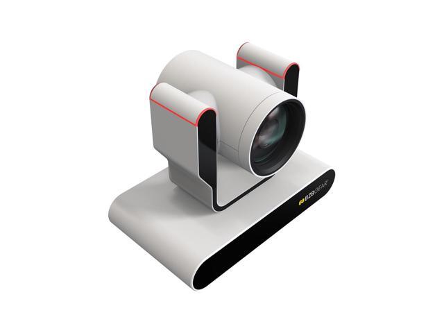 BZBGEAR 12X 1080P FHD Auto Tracking HDMI/3G-SDI/USB 2.0/USB 3.0 Live Streaming PTZ Camera with Tally Lights (White)