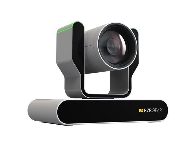 BZBGEAR 12X 1080P FHD Auto Tracking HDMI/3G-SDI/USB 2.0/USB 3.0 Live Streaming PTZ Camera with Tally Lights (White)