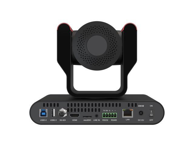 BZBGEAR 30X 1080P FHD Auto Tracking HDMI/3G-SDI/USB 2.0/USB 3.0 Live Streaming PTZ Camera with Tally Lights (Black)
