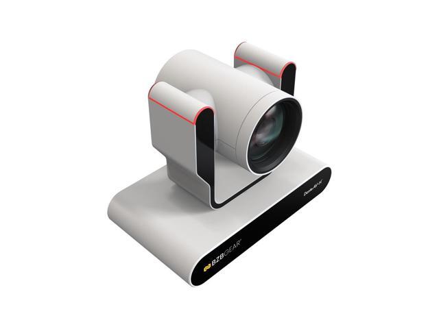 BZBGEAR 12X 1080P FHD Auto Tracking HDMI/3G-SDI/USB 2.0/USB 3.0 Dante AV-H Live Streaming PTZ Camera with Tally Lights (White)