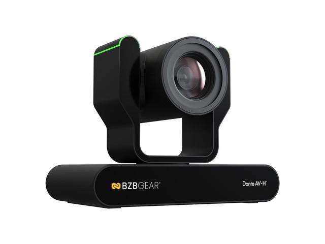 BZBGEAR 20X 1080P FHD Auto Tracking HDMI/3G-SDI/USB 2.0/USB 3.0 Dante AV-H Live Streaming PTZ Camera with Tally Lights (Black)