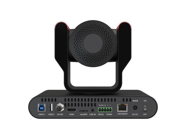 BZBGEAR 30X 1080P FHD Auto Tracking HDMI/3G-SDI/USB 2.0/USB 3.0/NDI HX Live Streaming PTZ Camera with Tally Lights (Black)