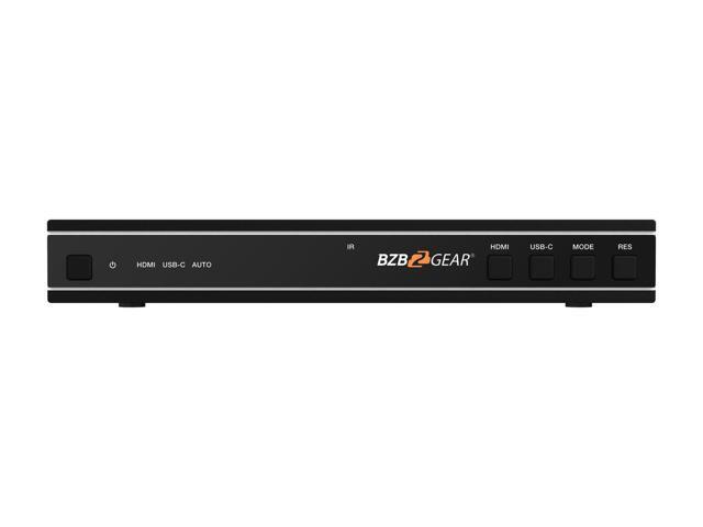 BZBGEAR 2x2 4K UHD HDMI/USB-C Switcher and Video Wall Controller with Audio De-embedding