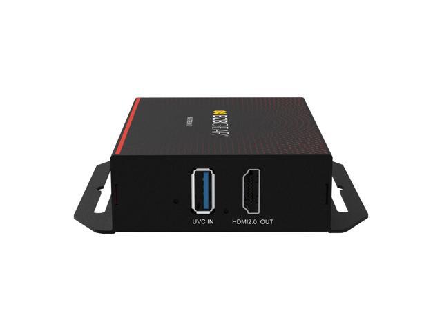 BZBGEAR IP/UVC to HDMI 2.0 POE Decoder Supports H.264/H.265/AVC (Dante AV-H Ready)