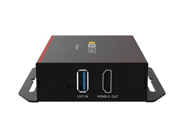 BZBGEAR IP/UVC to HDMI 2.0 POE Decoder Supports H.264/H.265/AVC plus NDI Support
