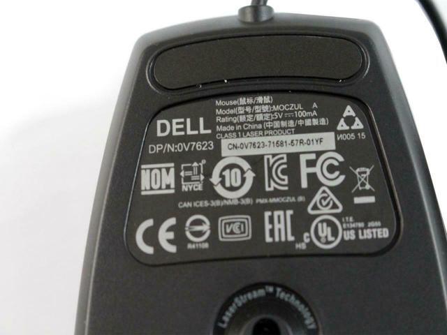 Dell Premium USB Optical Mouse With Scroll Wheel M-UAV-DEL8 V7623 0V7623 CN-0V7623 J660D J661D NEW