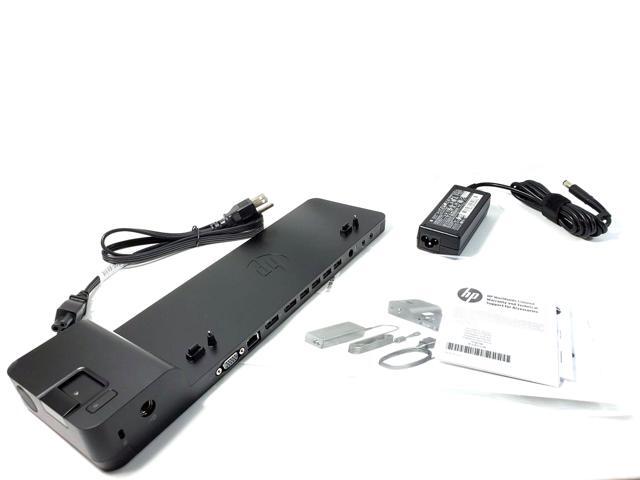 New HP UltraSlim Dock 2013 US Docking Station + 65W AC Adapter D9Y32UT D9Y32AA#ABA