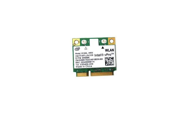 Dell OEM Intel 5100 Draft N Wireless WiFi 802.11 a/b/g/n Wireless Card H006K