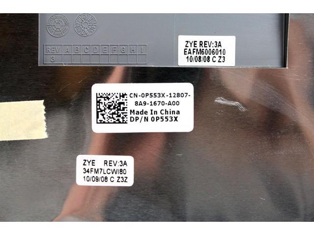 New Dell Studio 1535 1536 15.4' Graphite Grey Laptop LCD Top Back Cover P553X
