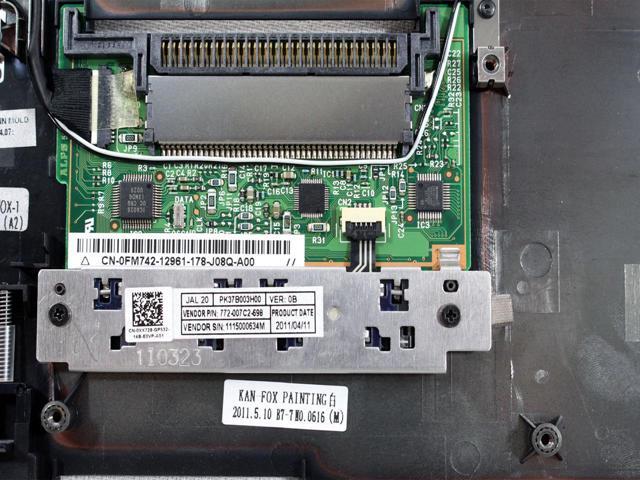 New Genuine Dell Latitude E6500 Palmrest Touchpad Assembly G950F
