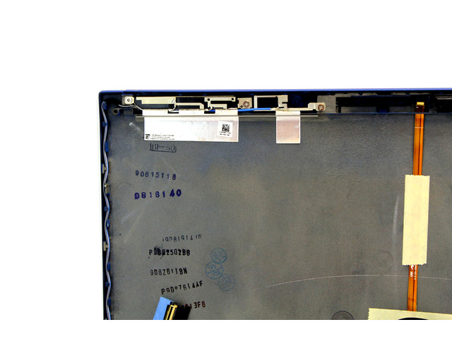 New Genuine Dell Latitude E6500 15.4' Blue LCD Back Cover with Hinges F766P 0F766P