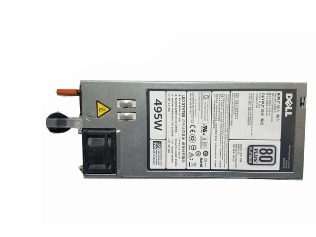 New Dell D495E-S0 495Watt 80 PLUS Platinum Power Supply Dell Poweredge R620 R720