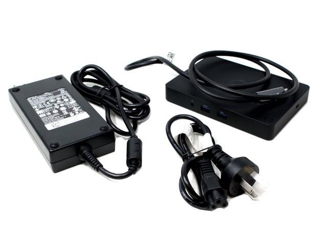 Dell WD15 USB-C Docking Station with 180W AC Adapter Power Supply And Power Cord Cable DA180PM111 DW5G3 WW4XY PM41V 70WPT CN-070WPT