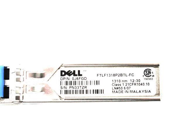 Dell Networking Transceiver SFP1000BASE-LX1310nm FTLF1318P2BTL J6FGD CN-0J6FGD