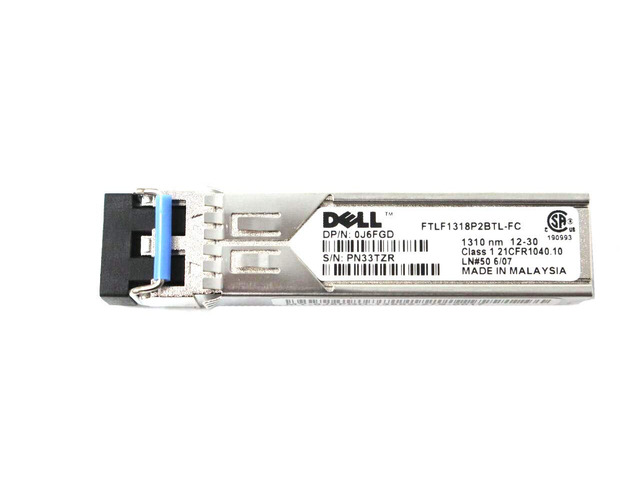 Dell Networking Transceiver SFP1000BASE-LX1310nm FTLF1318P2BTL J6FGD CN-0J6FGD