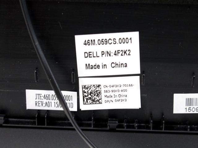 New Dell OEM Latitude 3560 3570 15.6' LCD Back Cover Lid Top Assembly 4F2K2