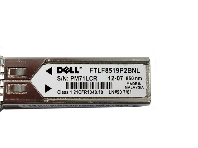 Genuine HHM9W Dell Finisar FTLF8519P2BNL 2Gb 1000Base-SX Transceiver Module 0HHM9W CN-0HHM9W