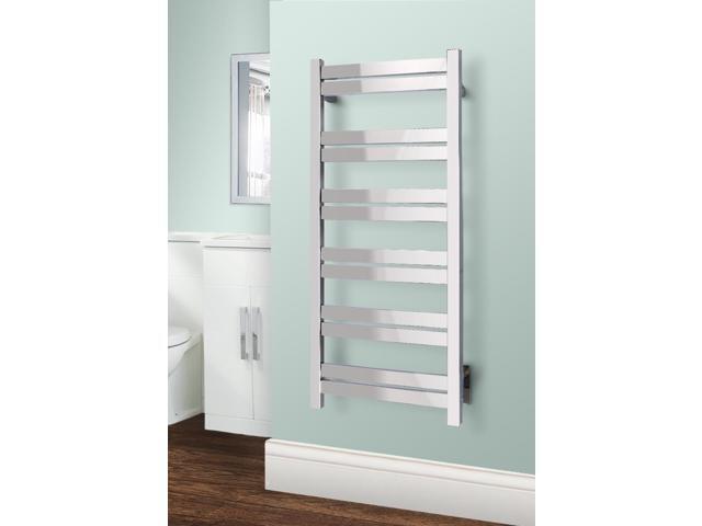 Grande 12 Towel Warmer, Polished, Hardwired, 12 bars