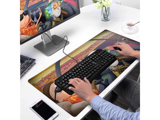 Professional Gaming Mouse Pad XL,Anime Mousepad with Anti-Skid Rubber Base & Stitched Anti-Fray Edges,Waterproof Mouse Mat,Desk Pad,Great for...