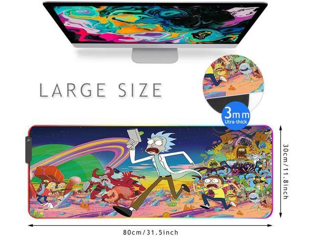 RGB Gaming Mouse Pad Large - Soft RGB Mouse Mat Oversize Glowing Led Extended Mousepad, USB Powered Computer Keyboard Mouse Pad, Lighted PC Gaming...