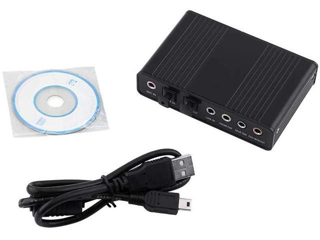 USB 5.1 Audio Sound Card Optical Digital 6 Channel for PC/Laptop