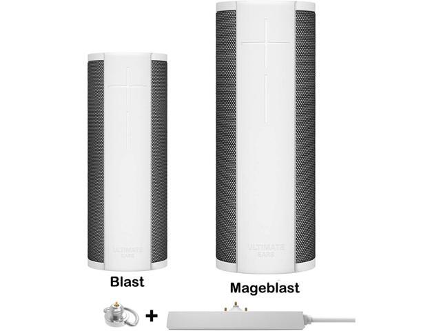 Power Up Charging Dock Compatible with Ultimate Ears UE Boom 3/Megaboom 3/Blast/Megablast(Wall Charger and 5 Feet Cable Included) White