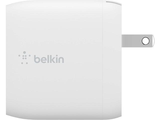 Belkin - 24W Dual Port USB Wall Charger with USB-C Cable - Fast Charging for iPhone, Galaxy , Pixel & More - White - image 9