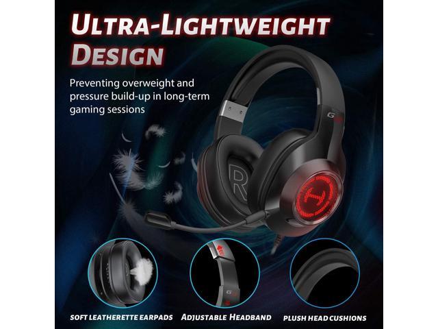 Edifier G2II Gaming Headset for PC PS4 USB Wired Gaming Headphones with 7.1 Surround Sound with Noise Canceling Microphone and RGB Light 50mm...