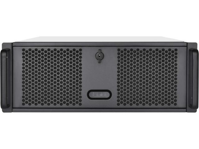 SilverStone Technology 4U Rackmount Server Chassis with 3 X 5.25 Front Bays with CEB/ATX/mATX/Mitx Support RM400 Cases SST-RM400