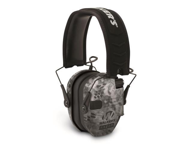 Walker's Razor Slim Shooter Electronic Folding Hearing Protection Earmuff, Camo