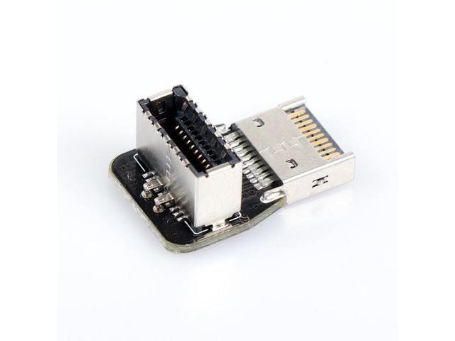 ModMyMods USB 3.2 Front Panel Internal Connector Type E 90 Degree Angled Adapter - TYPE B (CO339)