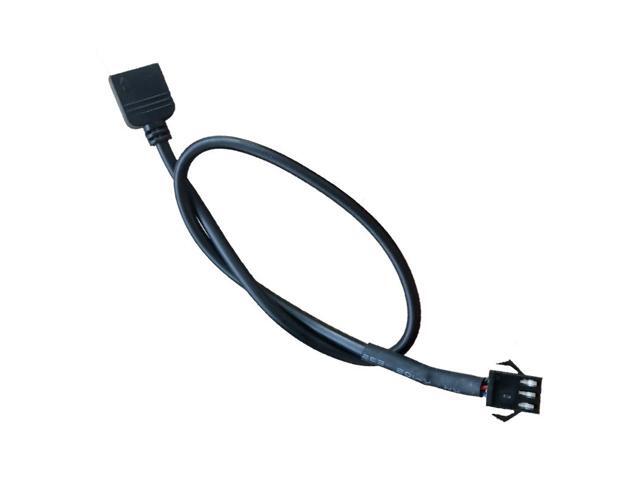 ModMyMods 3 Pin Female to 5v RGB 3 Pin Female Adapter Cable for Lian Li LED ARGB (CO270)