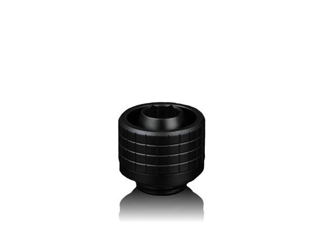 Thermal Grizzly TG-DM-FIT-0001 DeltaMate ST16 Soft-Tube Water Cooling Compression Fitting G1/4'' Thread, CNC-Machined Brass Matte - Black