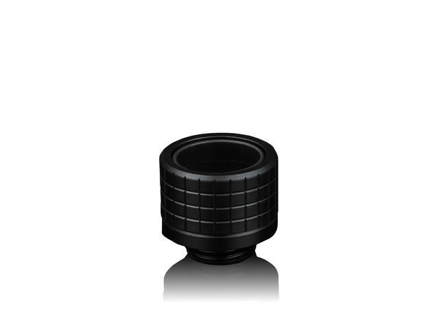 Thermal Grizzly TG-DM-FIT-0002 DeltaMate HT16 Hard-Tube Water Cooling Fitting G1/4'' Thread, CNC-Machined Brass Matte-Black, Knurled Compression...