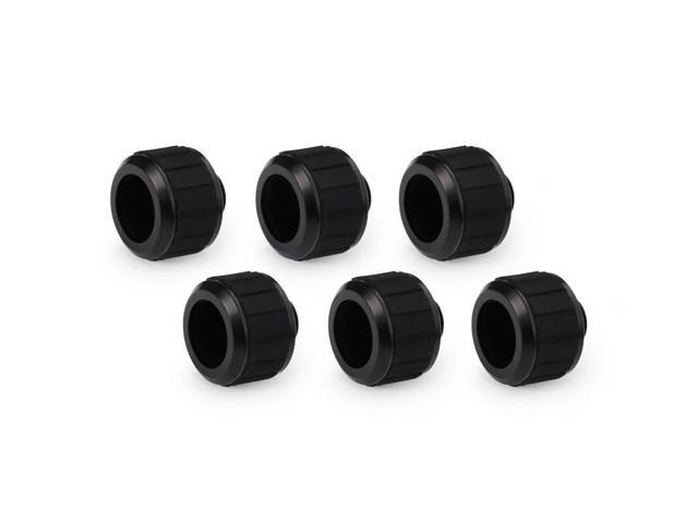 Alphacool Apex Grip 16mm G1/4 HardTube Fitting - Black - 6 Pack (14929)