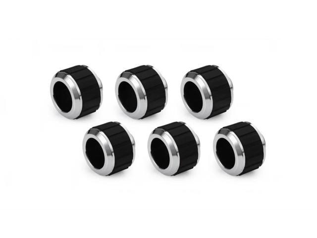 Alphacool Apex Grip 16mm G1/4 HardTube Fitting - Chrome - 6 Pack (14930)
