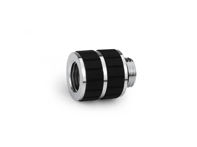 Alphacool Apex Grip 20mm G1/4 Male to Female Extension Fitting - Chrome (14898)