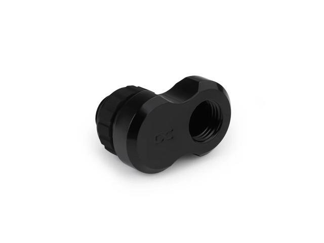 Alphacool Apex Grip 16mm 360° G1/4 Male to Female Rotary Offset Fitting - Black (14813)