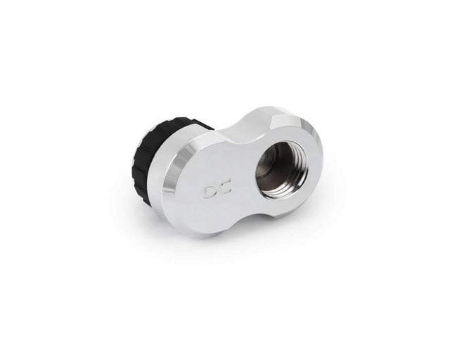 Alphacool Apex Grip 16mm 360° G1/4 Male to Female Rotary Offset Fitting - Chrome (14892)