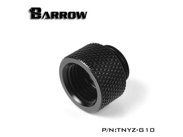 Barrow G1/4' Male to Female Extender Fitting, 10mm, Black