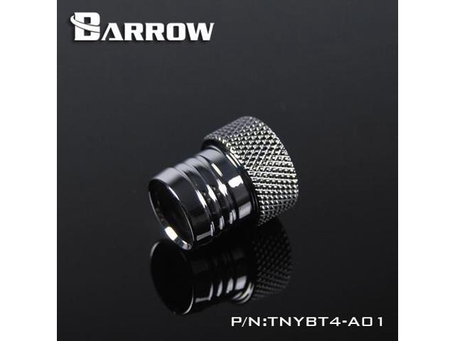 Barrow G1/4' Inner Thread to 1/2' ID Barb Adaptor Fitting - Silver (TNYBT4-A02-Silver)