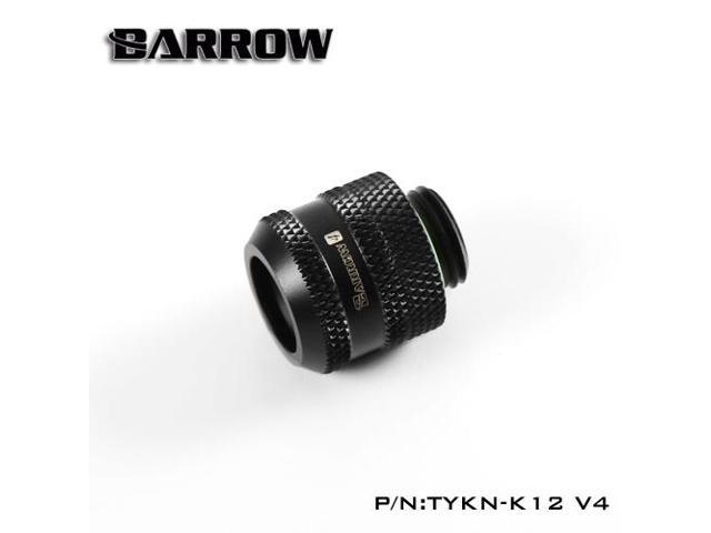 Barrow G1/4' Multi-Link Adapter - 12mm OD Rigid Tube - Black (TYKN-K12-V4)