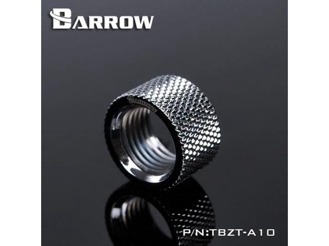 Barrow G1/4' 10.5mm Female to Female Extension Fitting - Silver (TBZT-A10-Silver)
