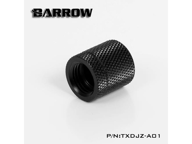 Barrow G1/4' Female to Female Anti-Twist Rotary Adaptor Fitting - Black (TXDJZ-A01)