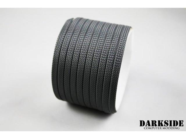 Darkside 6mm (1/4') High Density Cable Sleeving - Gun Metal (DS-0842)