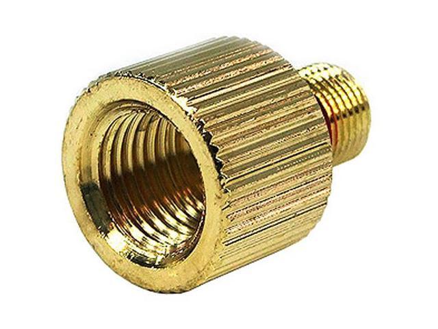 Phobya G1/4 to Eheim 1046 Knurled Outlet Adaptor - Gold Plated (52101)