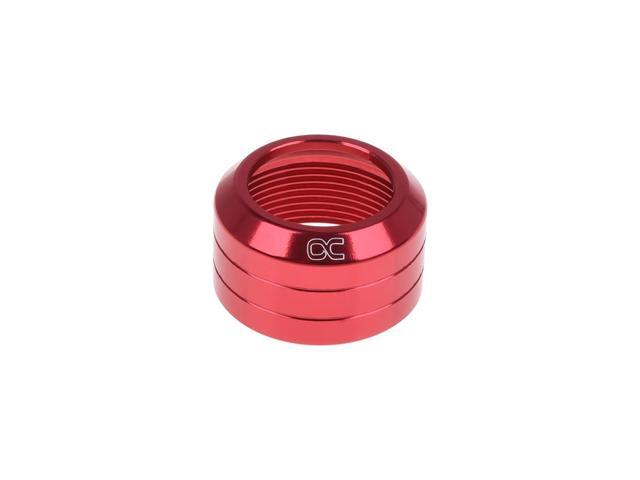 Alphacool Eiszapfen 13mm HardTube Fitting Collar Modding Pack - 6 Pack - Red (17411)