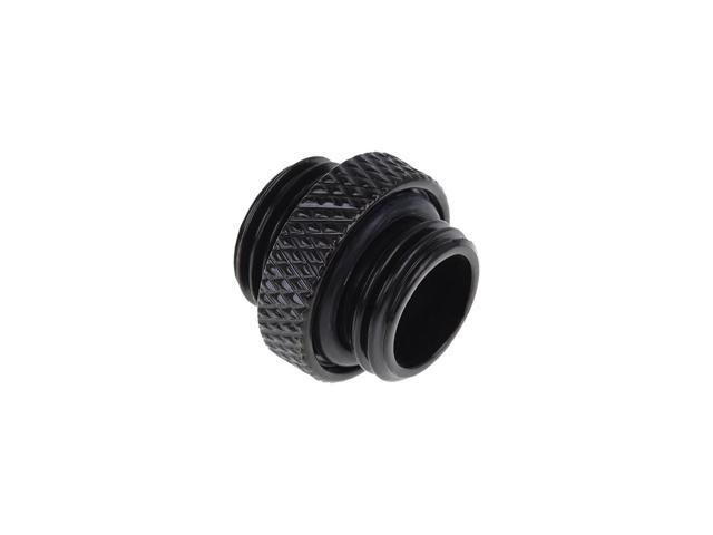 Alphacool Eiszapfen G1/4' Male to Male Adapter Fitting - Deep Black (17399)