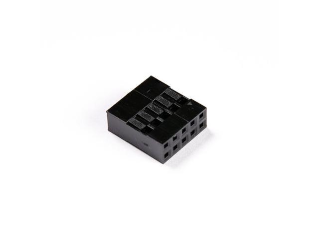 MMM 10-Pin Dupont Connector - USB 2.0/HD Audio/AC97 - Black (MOD-0253)